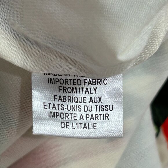 MILLY $398 Floral Jacquard Lined Sleeveless Mini Shift Dress Size 10 - Picture 5 of 6